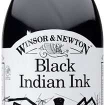 Winsor & Newton W&N Ink 500ML Black (Indian), 500 ml