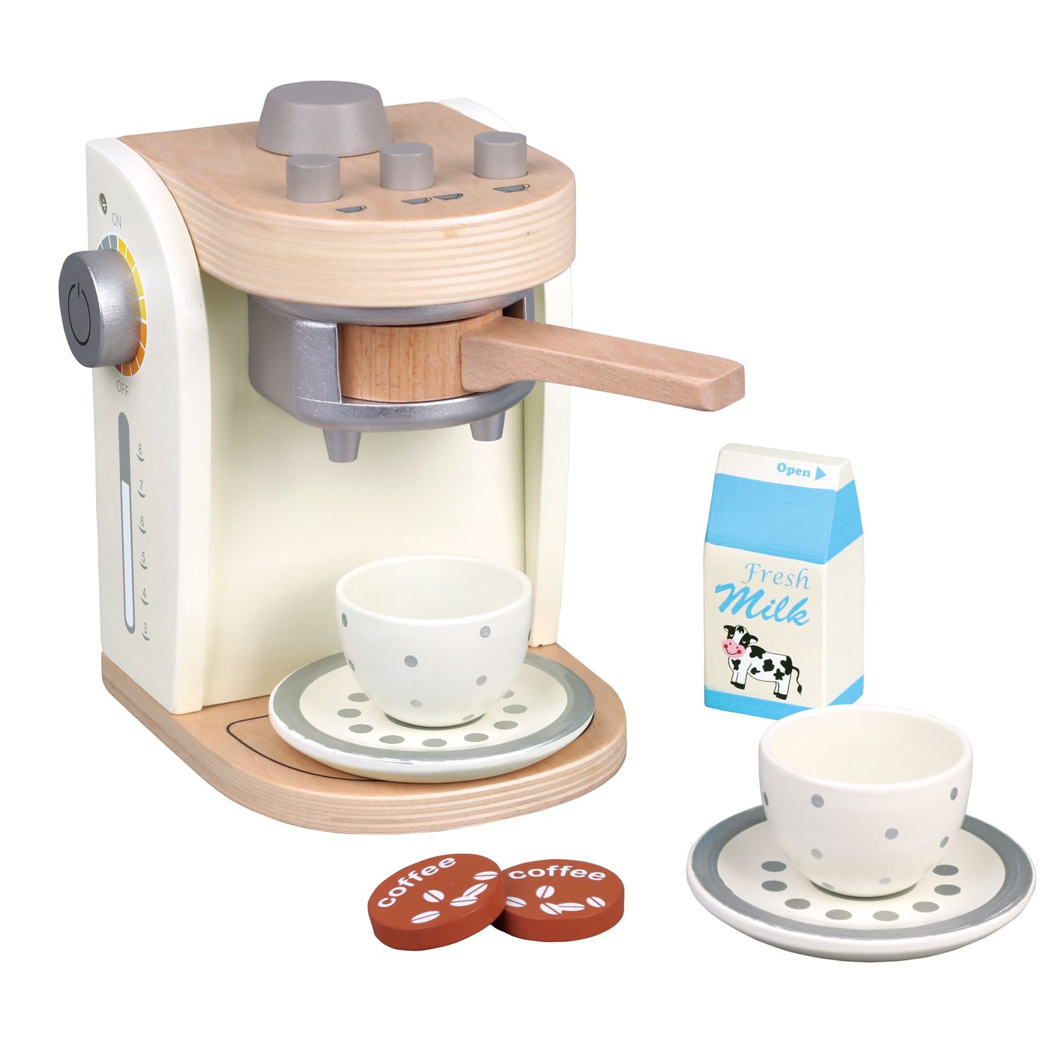New Classic Toys 10705 Coffee Maker, Multicolor (White), Coffee Maker - White - Image 3