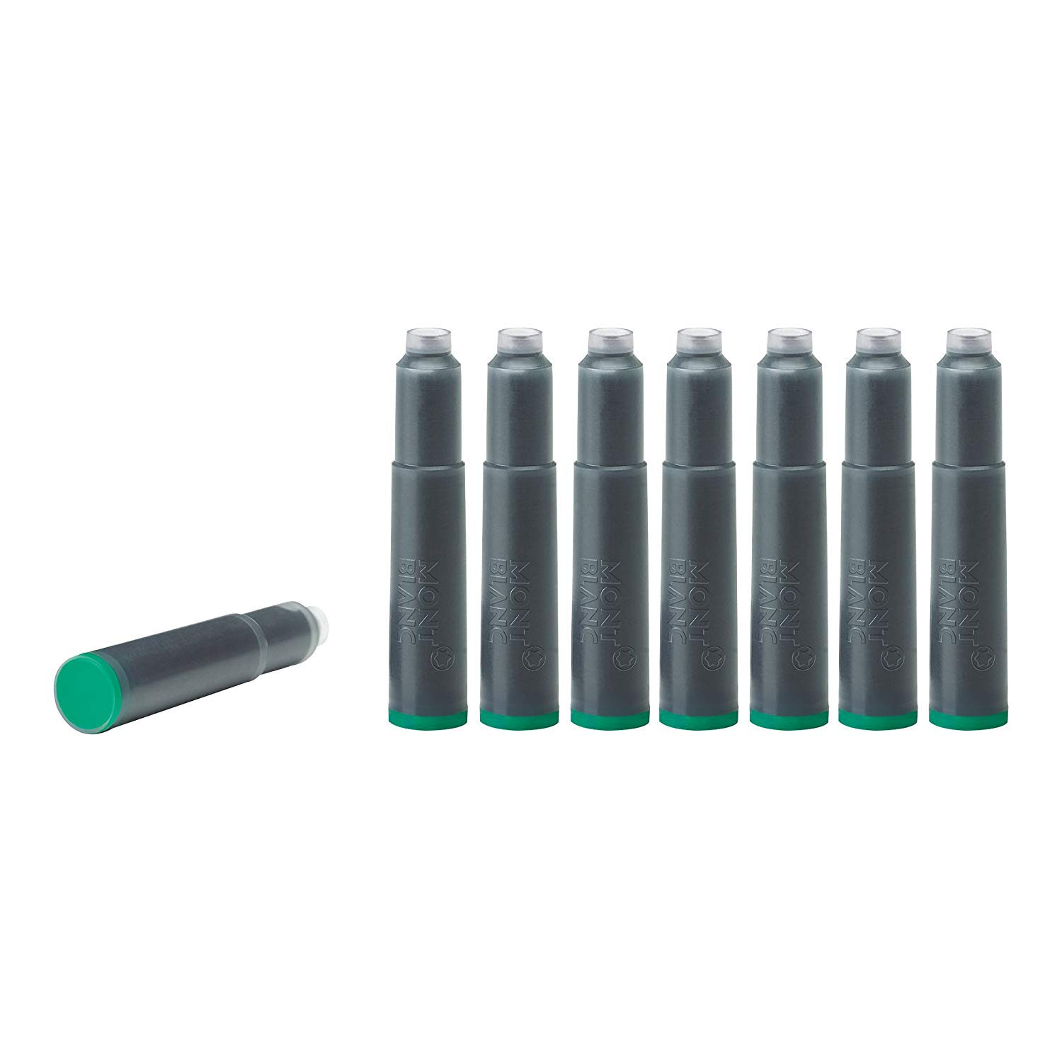 Montblanc Ink Cartridges Irish Green 106274 - Refill Ink in Green for Fountain Pens - High Quality and Quick-Drying - 8 Cartridges - Image 2