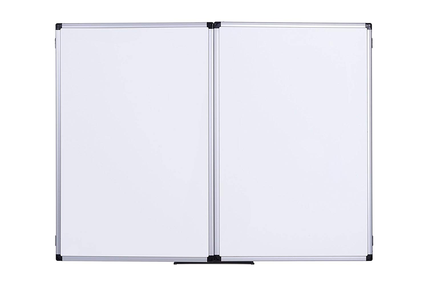 Bi-Office Earth Maya Trio Whiteboard, Ceramic Steel Magnetic Surface, Aluminium Frame, 90 x 60 cm, Silver, W60 x H9 cm - Image 2