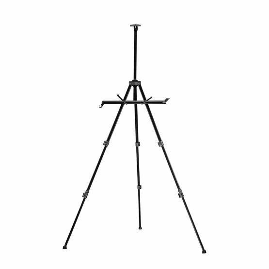 Walimex pro Aluminium Studio Easel XL 180 cm - Large easel with wide range of use, for canvas up to 140cm height and 4cm depth, only 1,12kg, holder for colours, brushes, incl. bag - Image 3