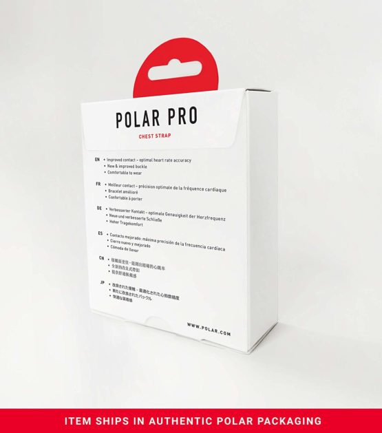 Polar Unisex Adults' Pro Chest Strap, Black - Image 2