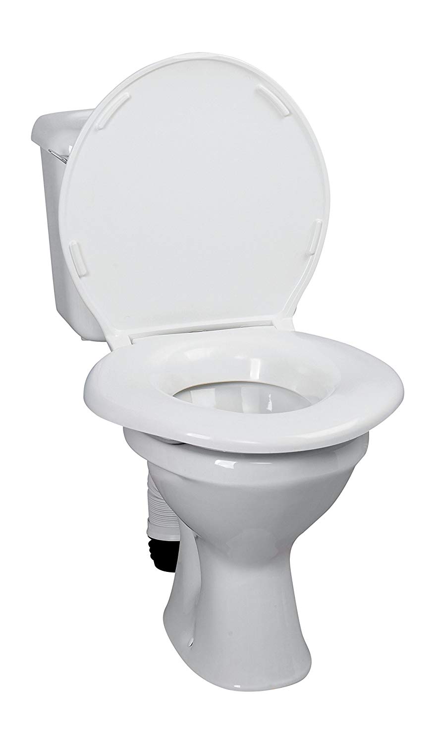 Performance Health Bariatric Raised Toilet Seat with Lid - 5 cm / 2-inch - Image 3