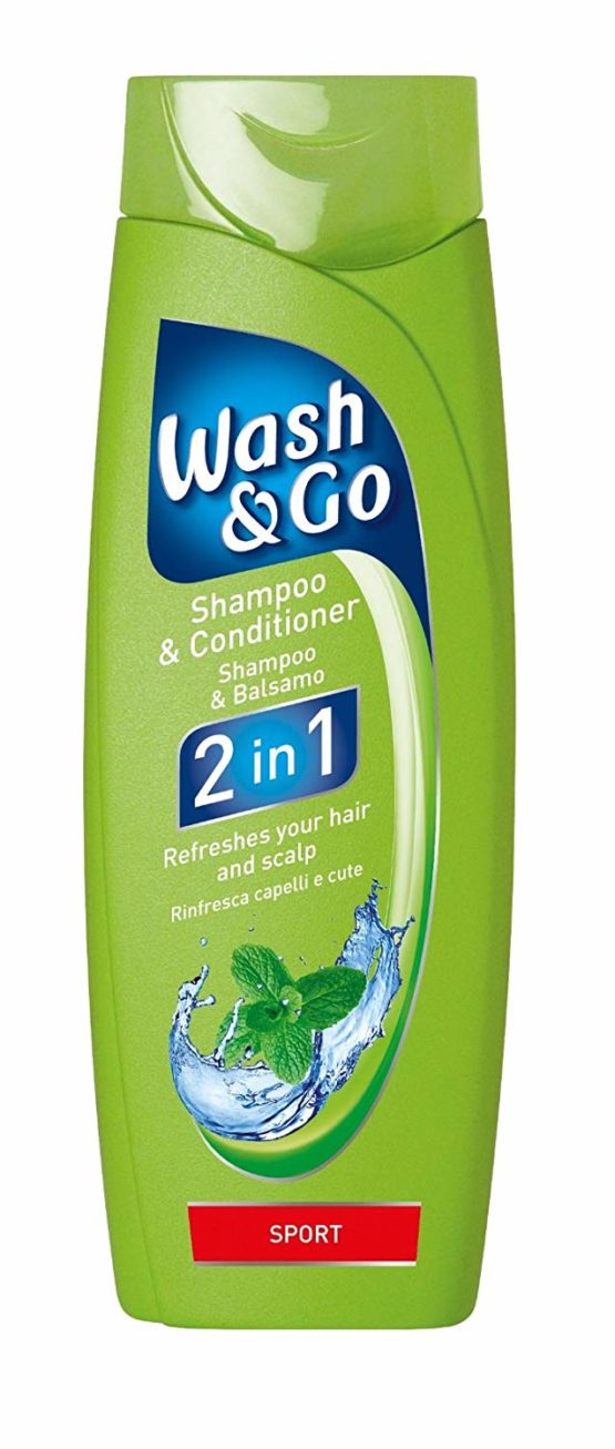 Wash & Go 2 in 1 Sport Shampoo and Conditioner X 9 bottles