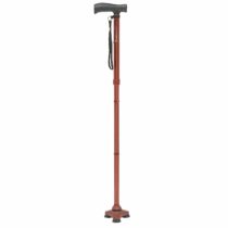 Drive HurryCane Folding All-Terrain Cane/Walking Stick, Red