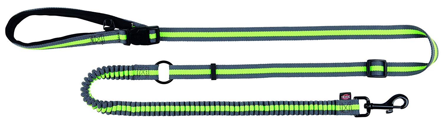 TRIXIE jogging leash 1,33-1,80 m length, for hanging or with hand loop, with shock absorber, infinitely adjustable - Image 2