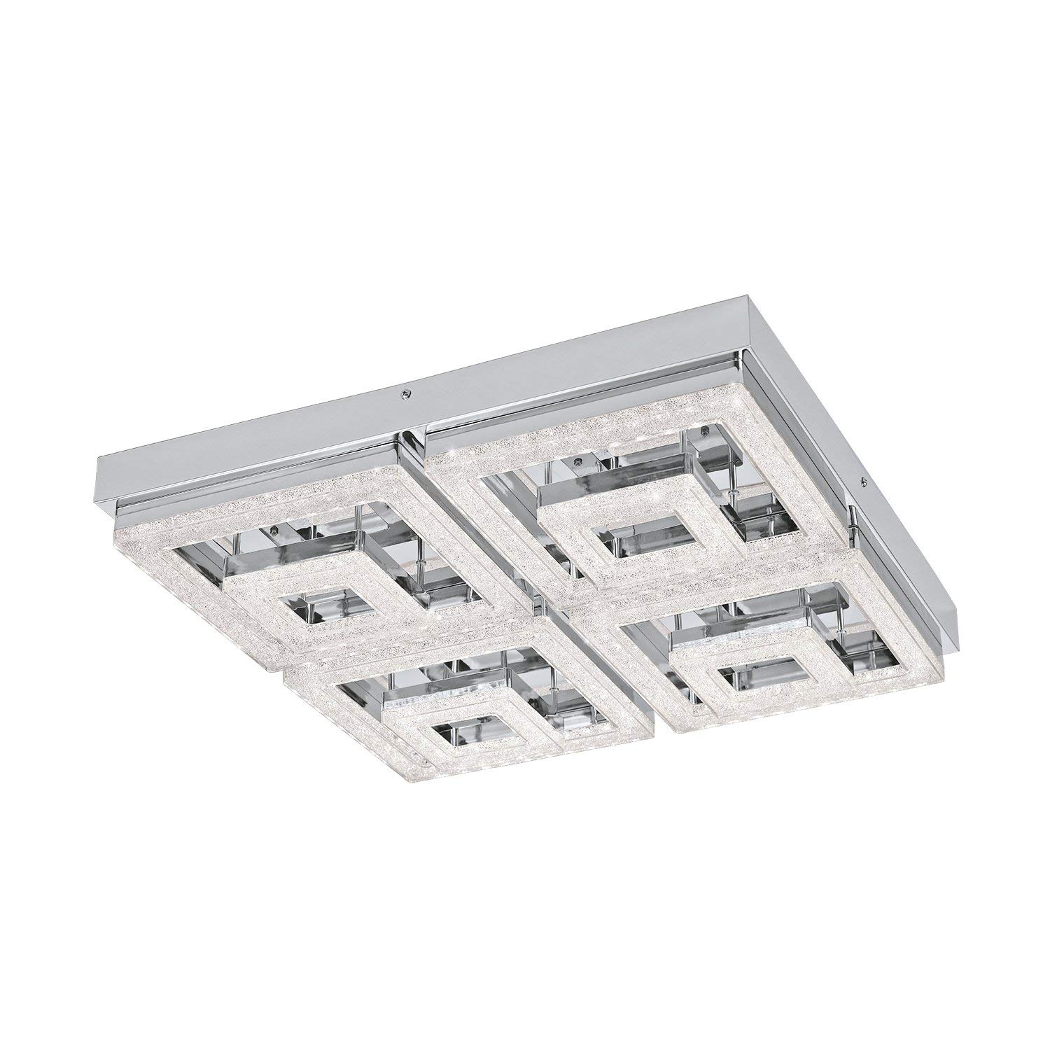 EGLO 95661 LED Chrome Wall/Ceiling Lamp FRADELO, 52 x 52 cm - Image 2