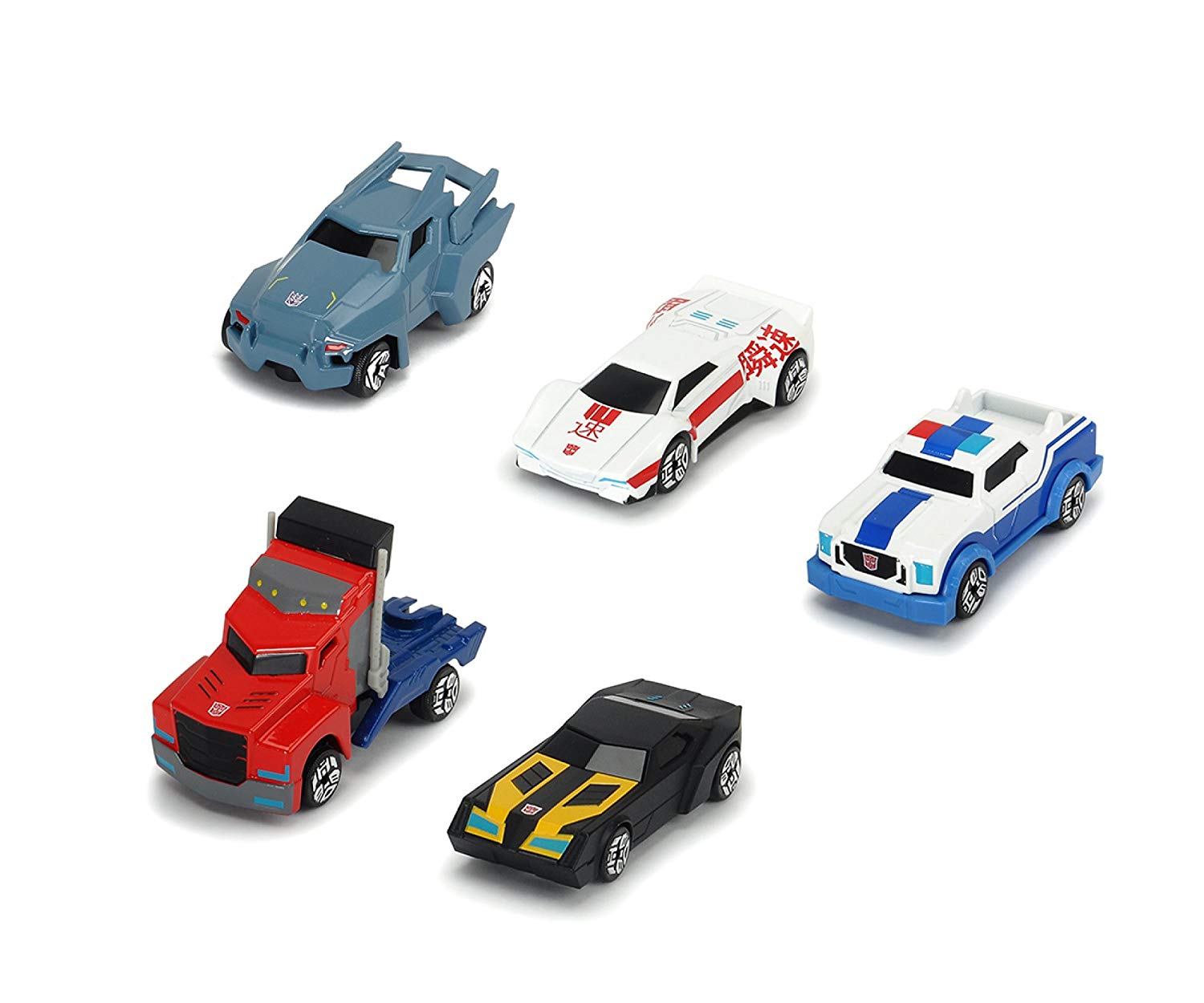 Smoby 203113007 Transformers Die Cast Robot Team Toy (Pack of 5), Medium