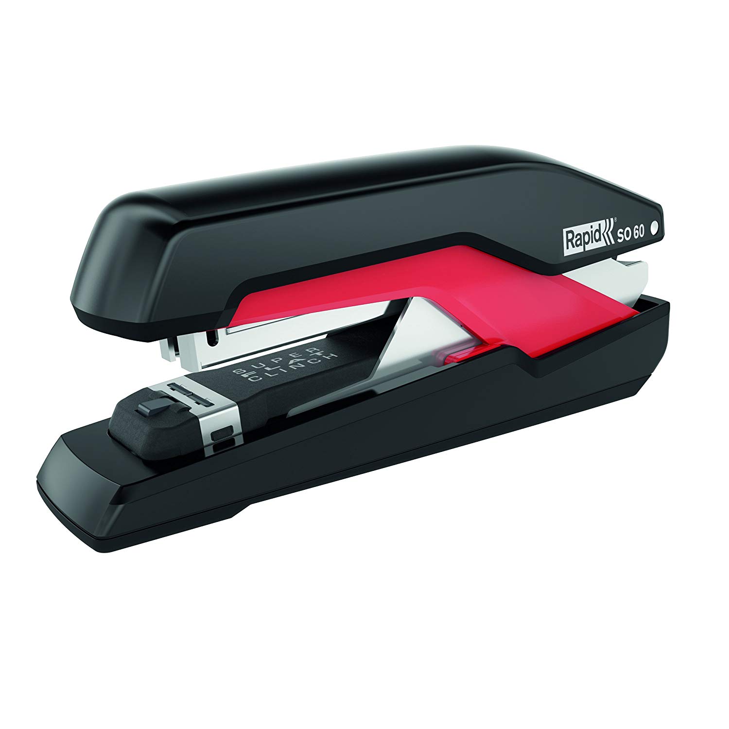 Rapid Supreme Omnipress SO60 Full Strip Stapler, 60 Sheet Capacity, Low Effort Stapling, Super Flat Clinch Stapling