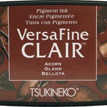 Tsukineko Acorn Versafine Clair Ink Pad, Synthetic Material, Brown, 5.6 x 9.7 x 2.3 cm