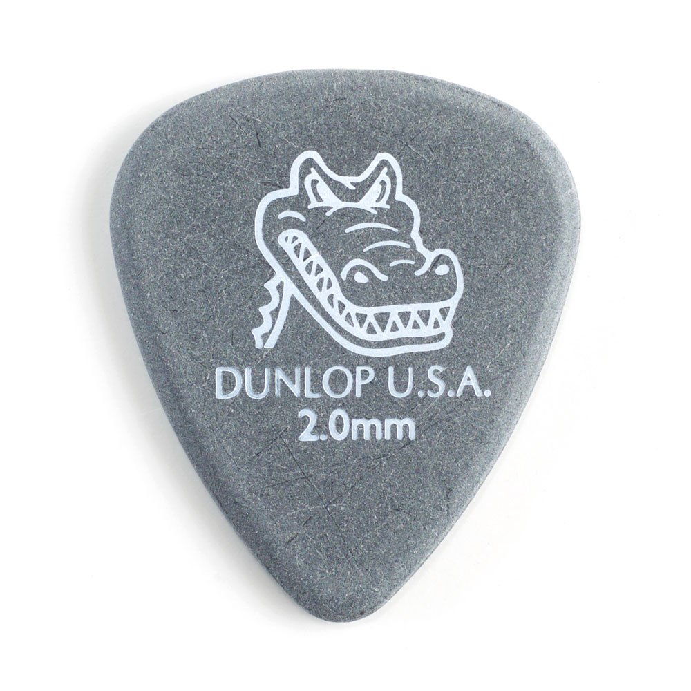 Dunlop 417P2.0 2.0mm Gator Grip (Pack of 12), 2.0mm | Black, 2.00 mm - Image 2