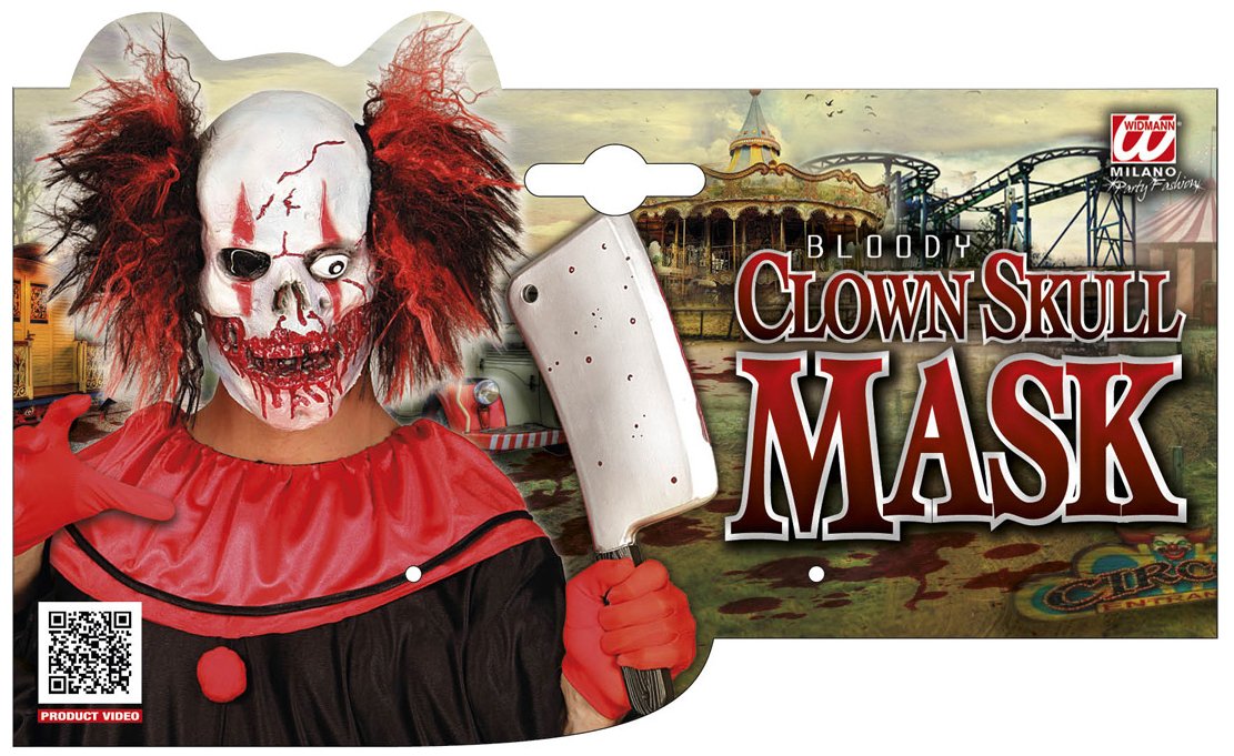 Widmann MASCHERA TESCHIO CLOWN INSANG, Multi-coloured - Image 3