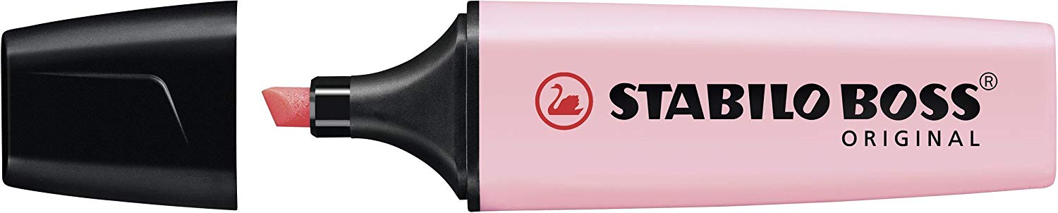 STABILO BOSS ORIGINAL Pastel - Highlighter - Pack of 10 - Pink Blush, 1 count (Pack of 10) - Image 2