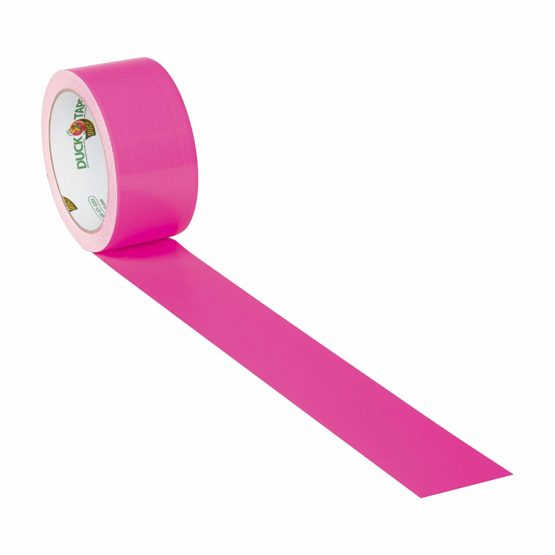 Duck Tape Solid Colours Neon Pink, Repair, Craft, Personalise, Decorate and Educate - 48mm x 13.7m - Image 3