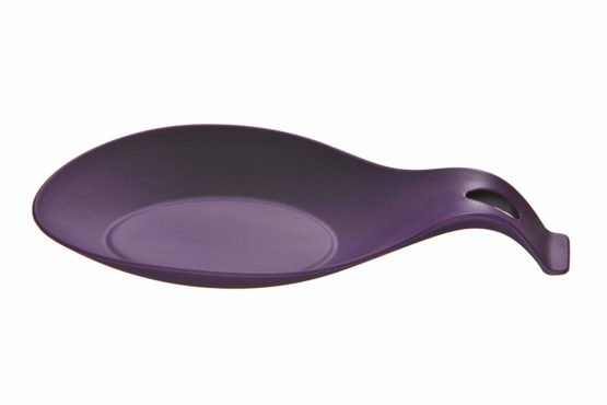 Premier Housewares 804925 Zing Silicone Spoon Rest - Purple , H2 x W24 x D14cm
