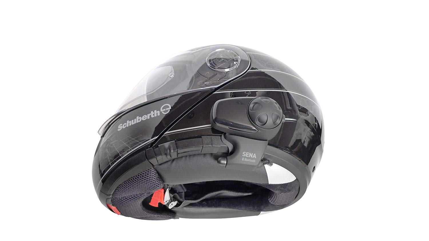 Sena SMH10 Motorcycle Bluetooth Headset/Intercom with Universal Microphone Kit Dual Pack, Black - Image 3