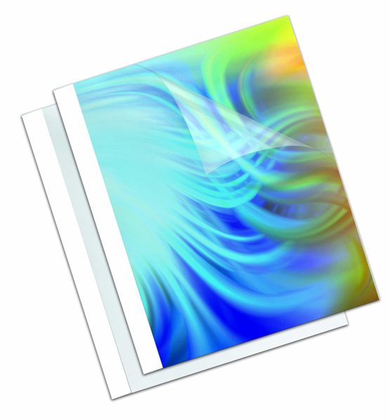 Fellowes 10 mm Thermal Binding/Presentation Covers, White, Pack of 100 - Image 2