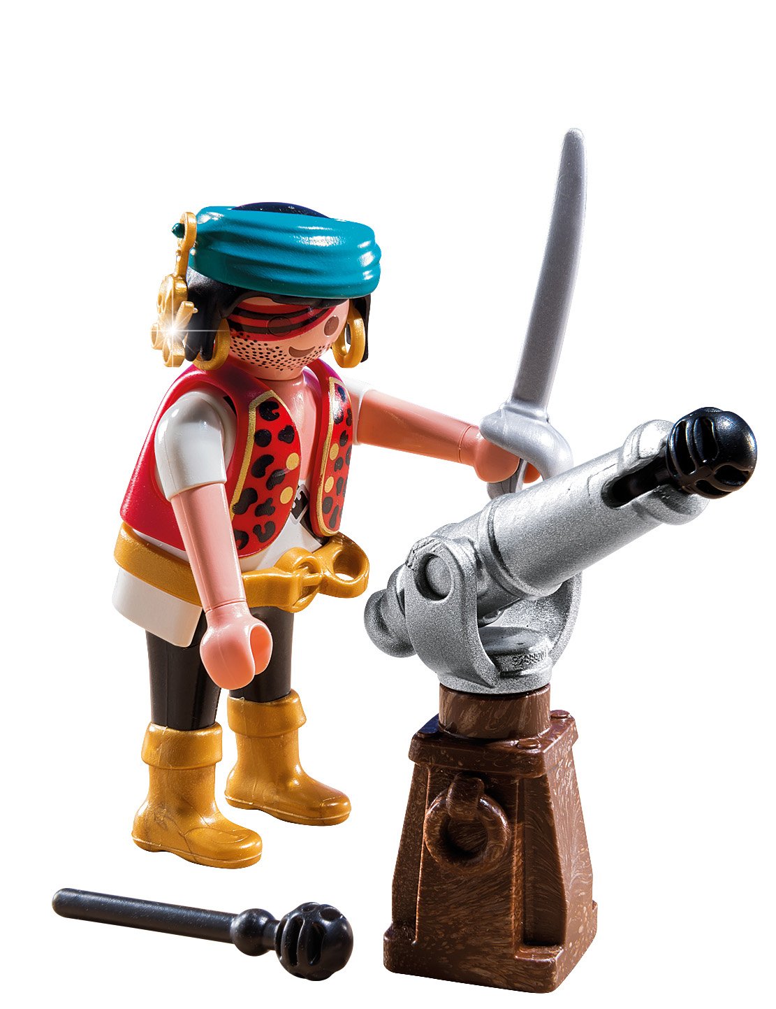 Playmobil 5378 Special Plus Pirate with Cannon, Fun Imaginative Role-Play, PlaySets Suitable for Children Ages 4+ - Image 3