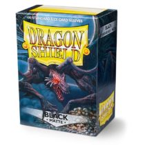 Dragon Shield 11002 Matte Standard Size Sleeves 100pk-Black