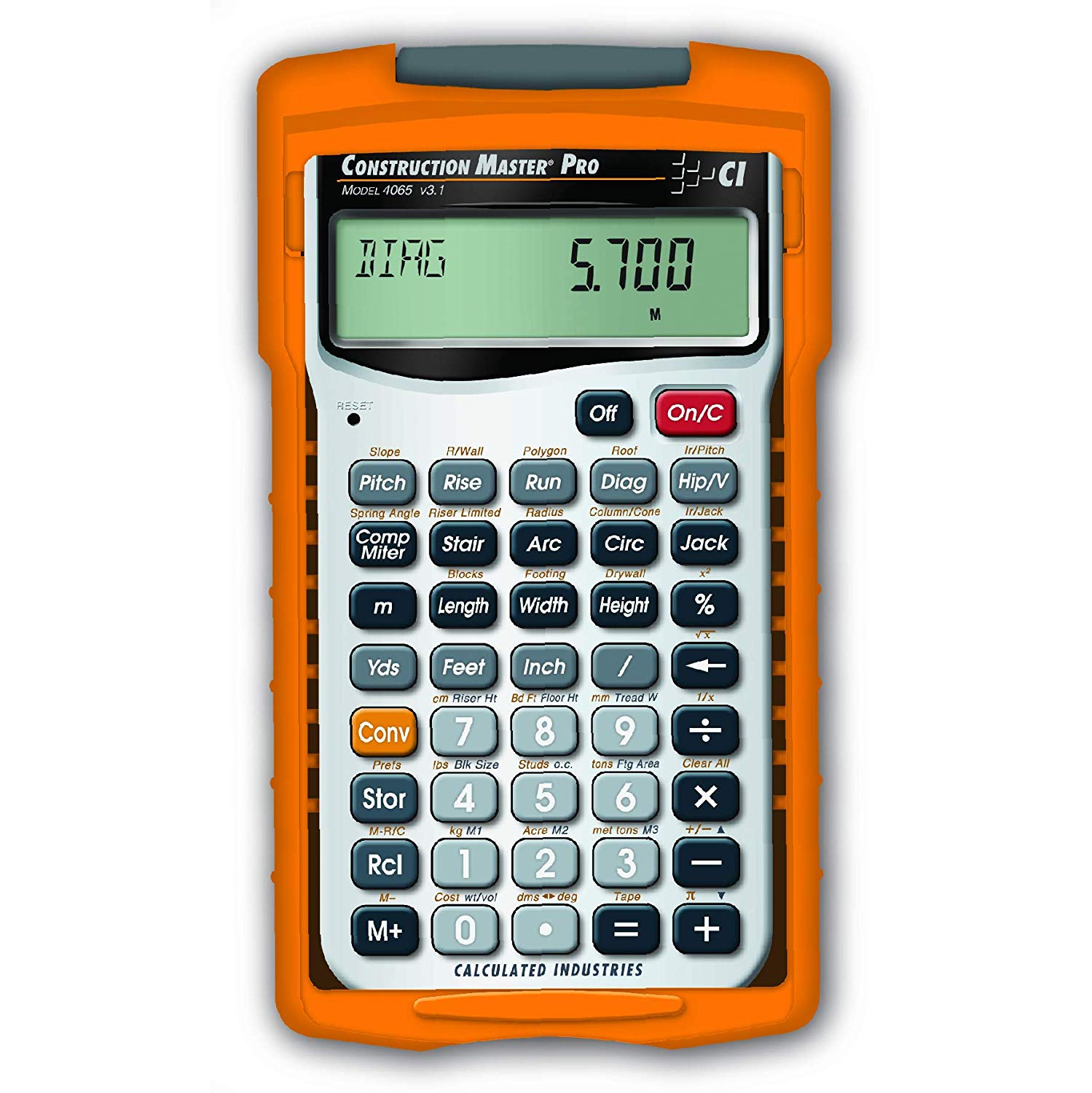 Calculated Industries 4065 Construction Master Pro,Estimators,Builders, Framers,Remoders and Carpenters,Silver