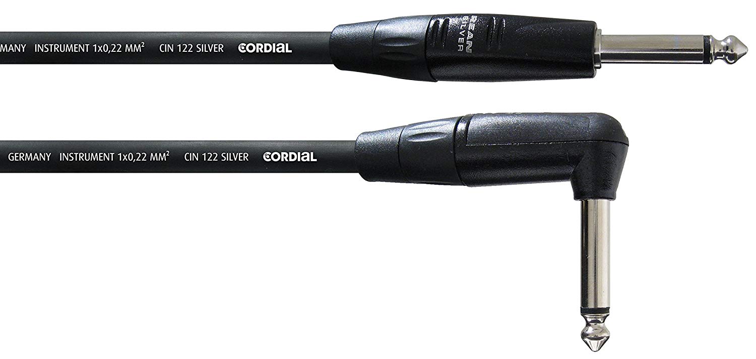 Cordial CII 3 PR Instrument Cables, Black