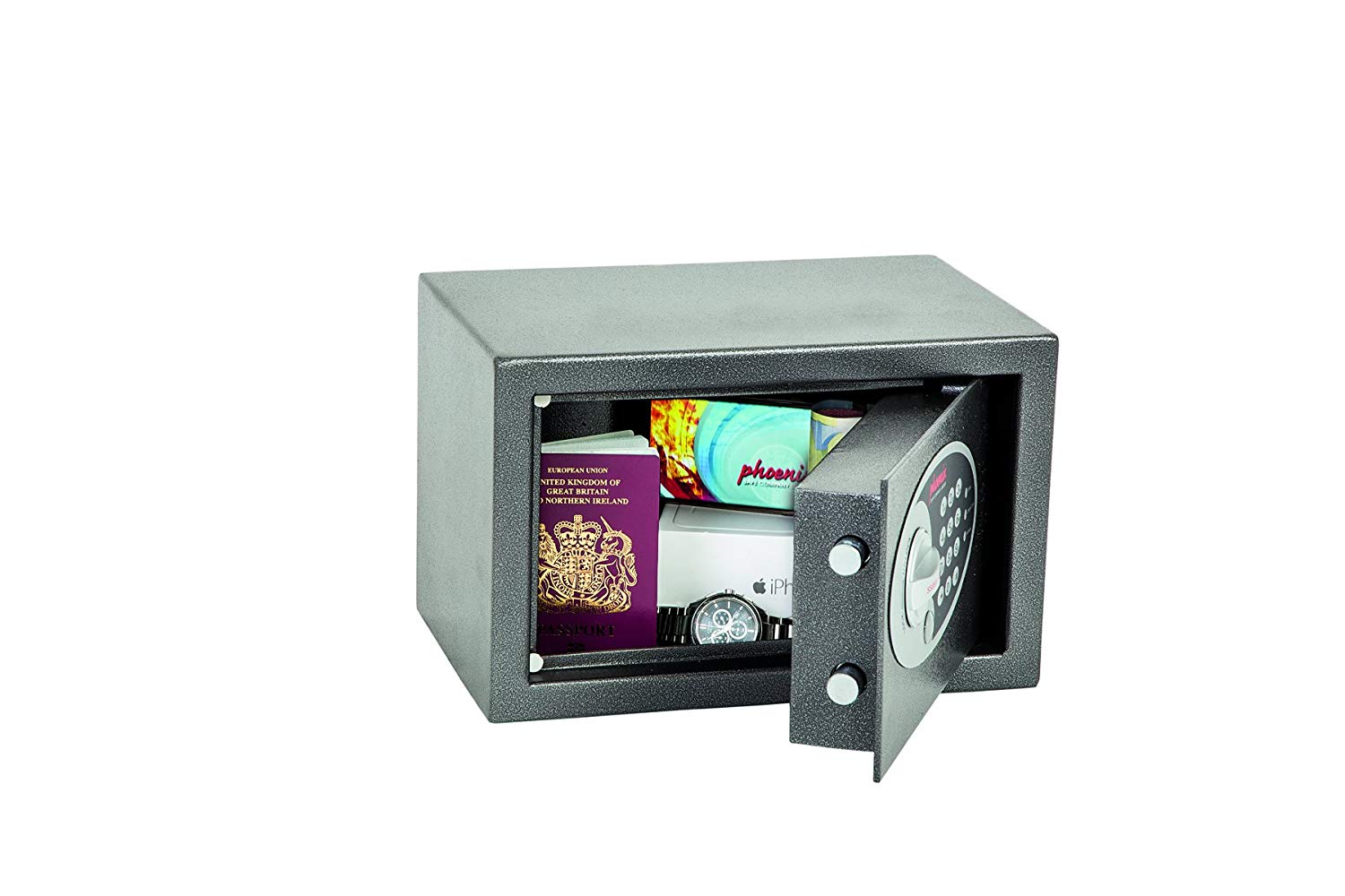 Phoenix Safe Company, SS0801E Vela Home & Office Security Safe, Twin Locking Bolts, Electronic Locking - Image 2
