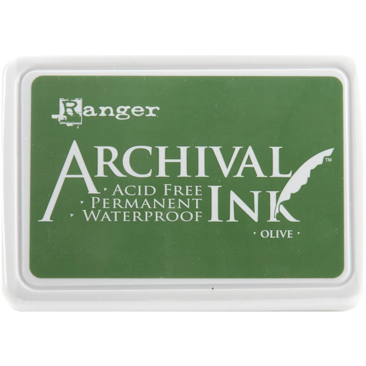 Ranger Archival Ink Pad #0-Olive, Multicolour, Pack of 1