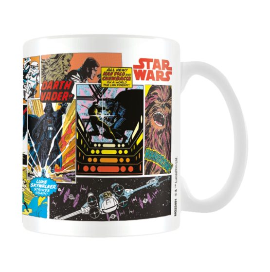 Pyramid International 276641E Star Wars Boxed Mug Comic Panels , White , 8 x 11.5 x 9.5 cm
