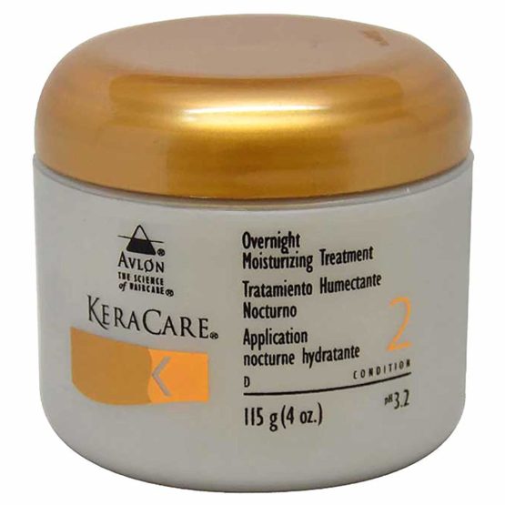 Avlon KeraCare Overnight Moisturizing Treatment, Condition 2, 115g/ 4 oz.