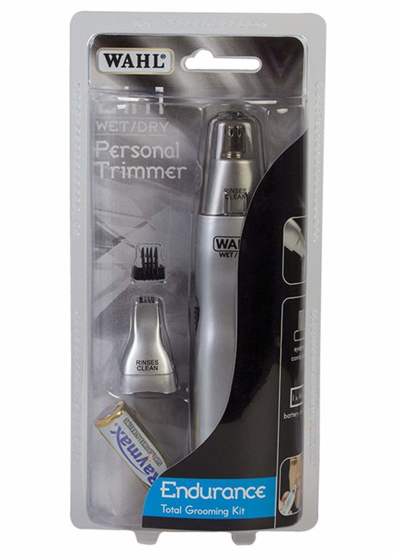 Wahl 2-In-1 Personal Trimmer, Trimmers for Men and Women, Nose Ear and Eyebrow Trimmer, Washable Heads, Trim Sideburns and Facial Hair, Peach Fuzz Trimming, Cordless - Image 4
