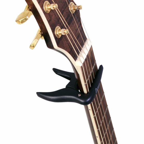 Ortega Curved Capodaster OCAPOCV-SBK for Curved Fretboards - Satin Black Finish - Image 3