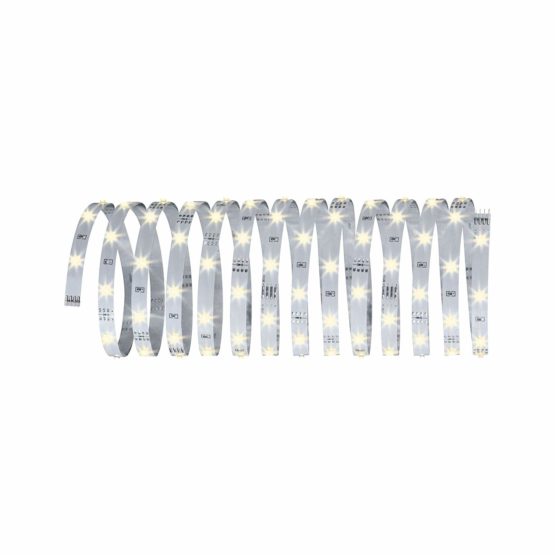 Paulmann 70255 YourLED ECO 5 m uncoated 3000 K Warm White Light Strip 10.5W 780 lumens 150 LEDs 12V DC, Metal, Integriert, 10.5 W, 500 x 1 x 0,3 cm