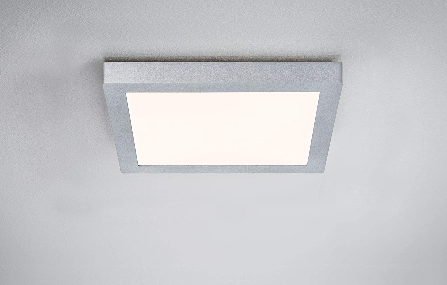 WallCeiling Lunar LED Panel 300x300mm 18W 230V matt Chrome Aluminium, Chrome Matt, 30x3,8x30 cm - Image 3