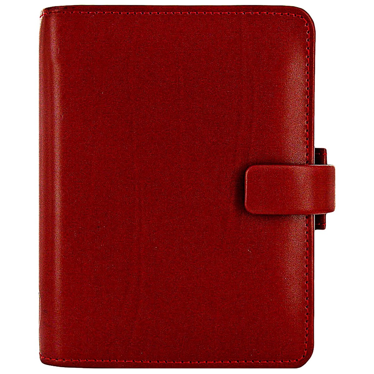 Filofax Metropol Pocket organiser- Red (Paper size 81mm x 120mm), Pocket Strap
