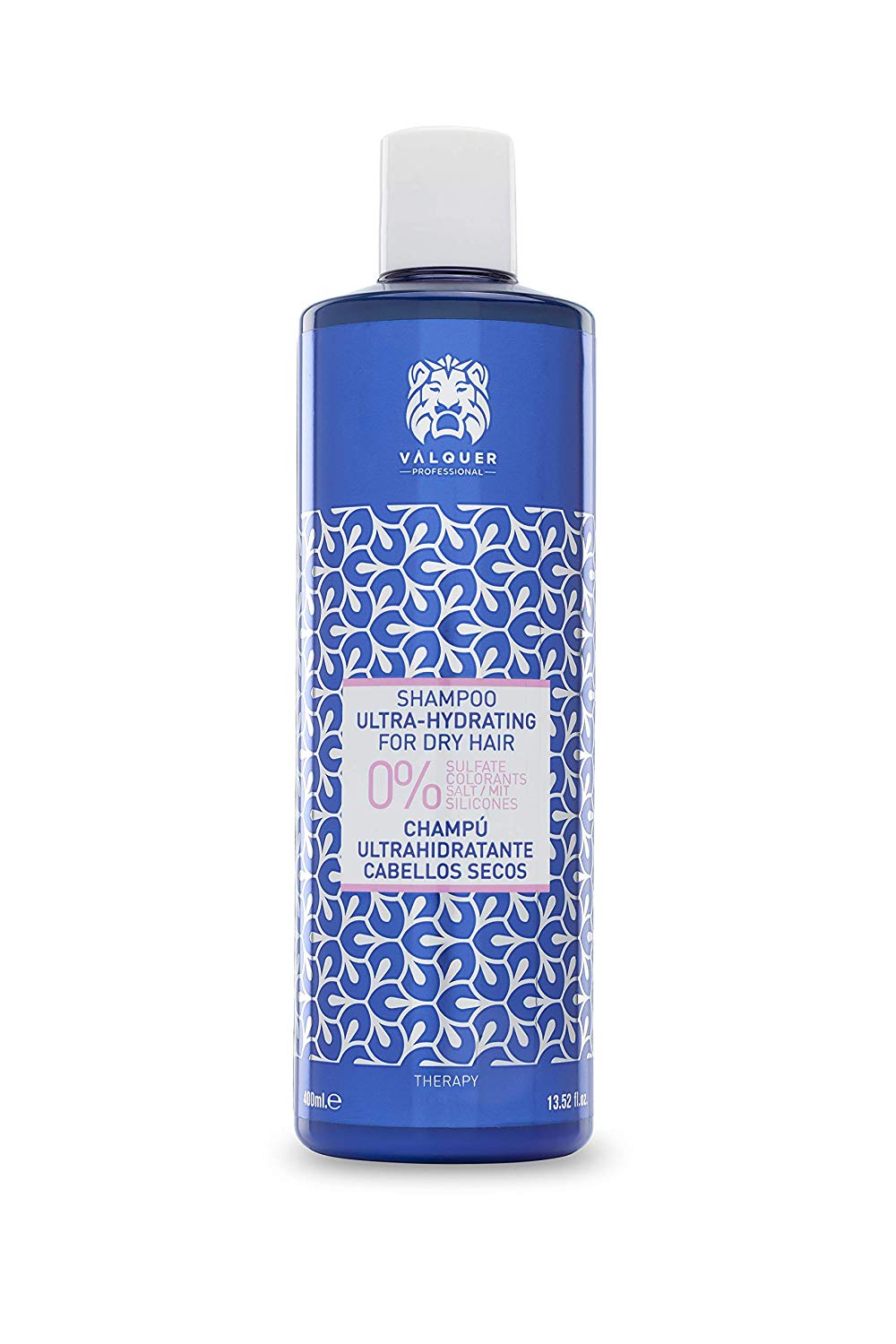 Valquer Zero Formula Ultra Moisturizing Shampoo. Nourishes, Repairs and Softens Dry Hair