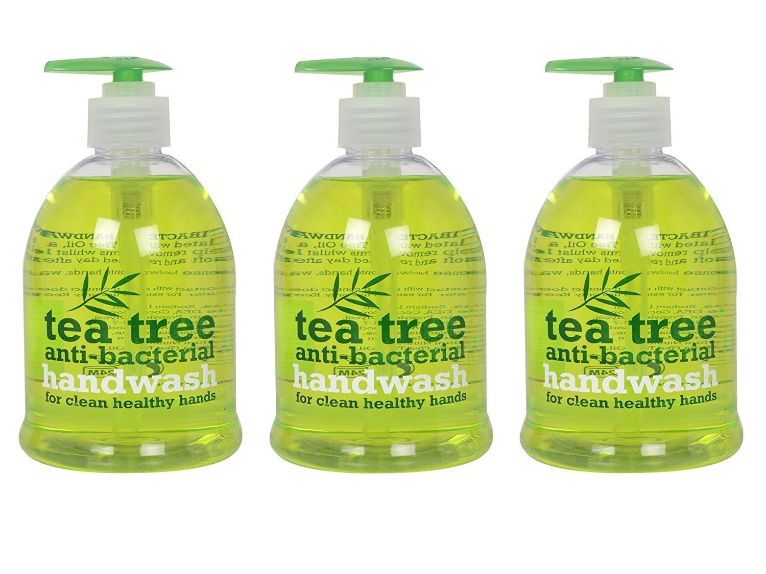 Tea Tree Antibacterial Handwash 500ml (Pack of 3), 500 ml (Pack of 3)