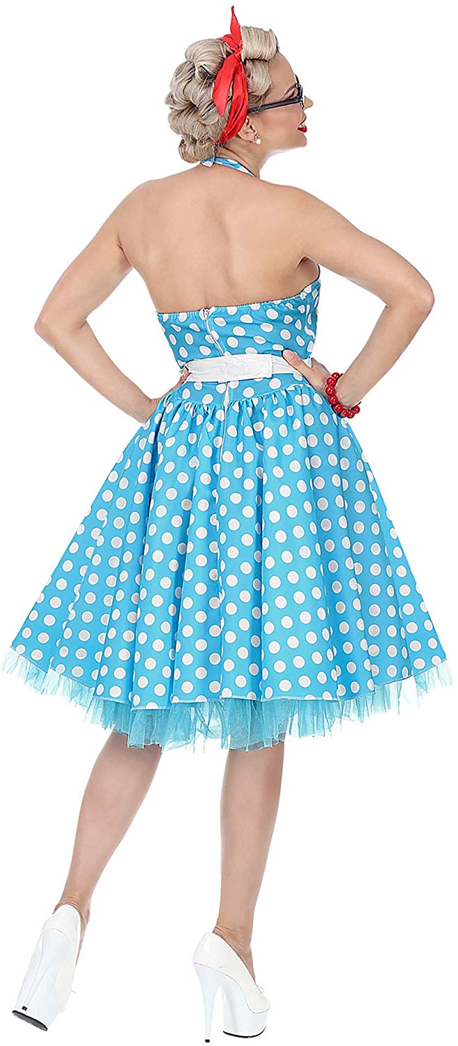 WIDMANN THE 50s FASHION (dress with petticoat, belt) - (M), Light Blue - Image 3