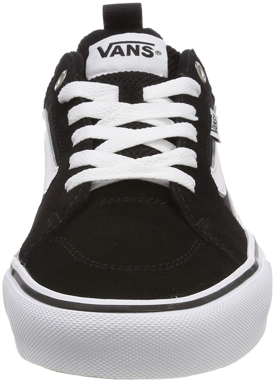 Mens Vans Size 11, Filmore Sneaker Black & White Suede & Mesh Canvas Lace Up Shoes, Low Top Men's Trainers - Image 2