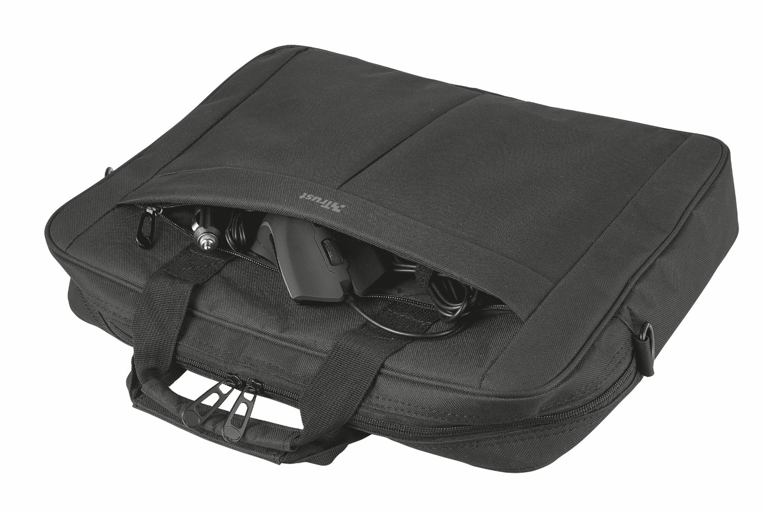 Trust Primo Laptop Bag 16 Inch, Work Bag with Padded Interior, Adjustable Shoulder Strap, Dual Metal Zippers - Image 3