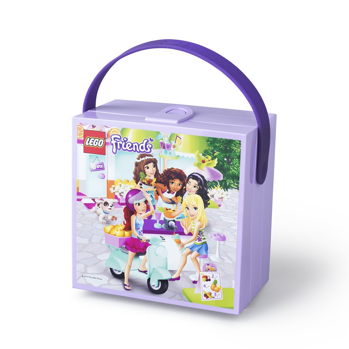 LEGO Friends Lunchbox with Handle, Lavender, 15.9 x 17.3 x 9.7 cm