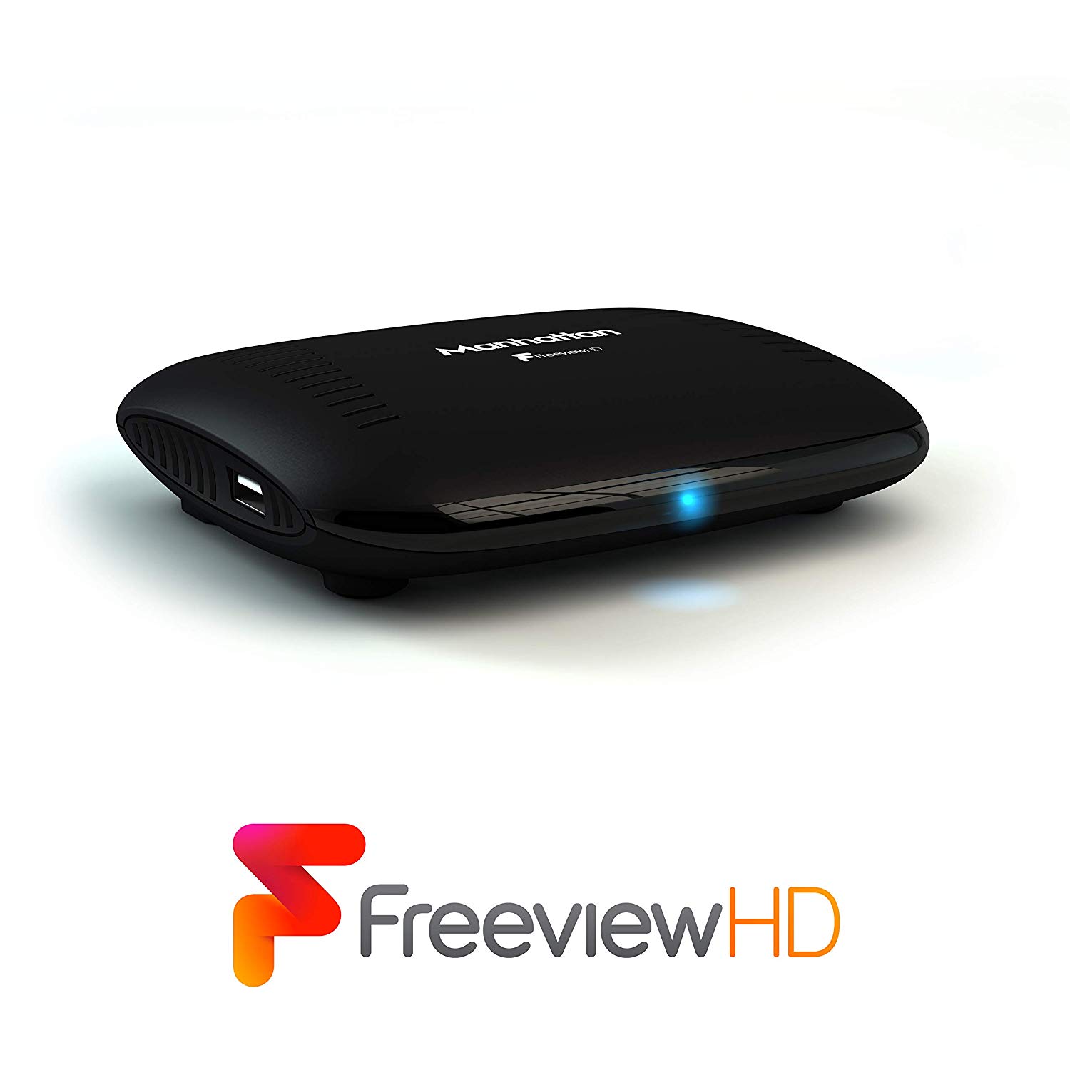 Manhattan T1 Freeview HD Box, Black