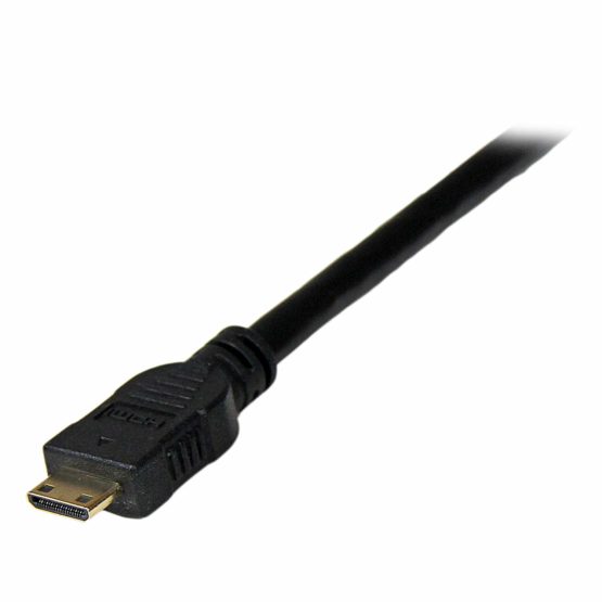 StarTech 2m Male to Male Mini HDMI to DVI-D Cable, Black - Image 2