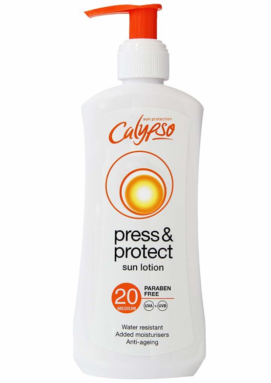 Calypso Press and Protect Sun Lotion, SPF20, 200ml
