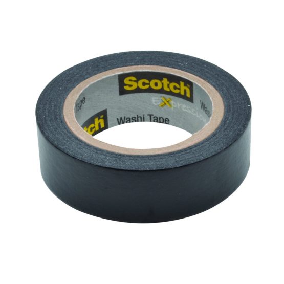 Scotch Creative Tape Washi Tape, Decorative Tape Black - Image 4