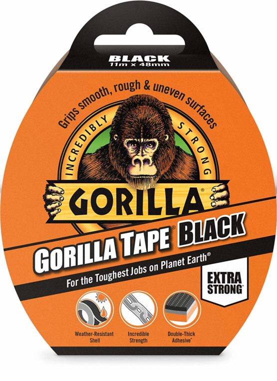 Gorilla GOR3049001 Tape Duct Tape Black 48mm x 11m