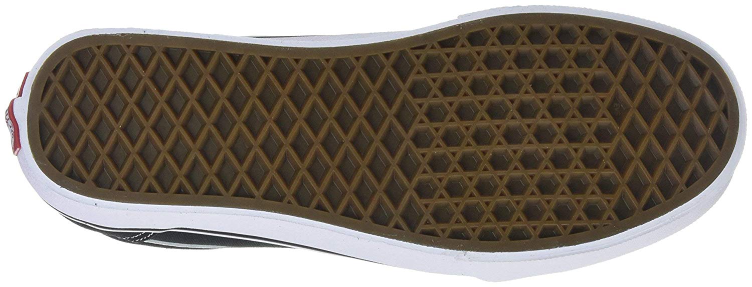 Mens Vans Size 9.5, Ward Sneaker Black & White Suede Canvas Lace Up Shoes, Low Top Men's Trainers - Image 4
