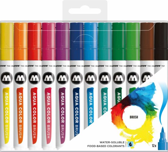 Molotow Aqua Color Brush Set marker MO200490