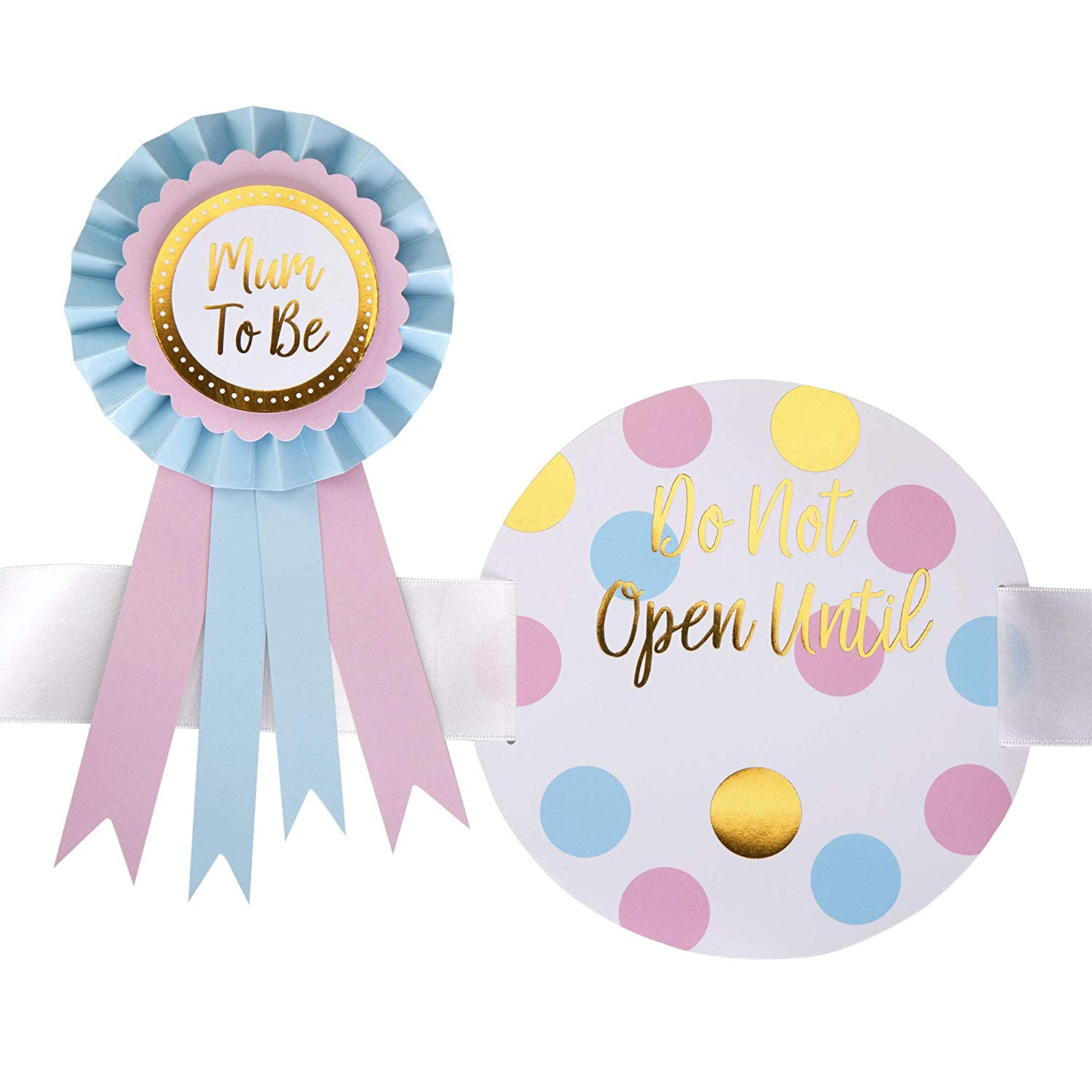 Neviti 771945 Pattern Works-Mum-to-Be Ribbon and Rosette Kit, Multicoloured, 14.5 x 14.5 x 1 cm - Image 2