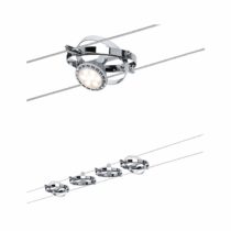 Paulmann Wire System, Metal, GU5.3, 7.5 W, Chrome matt, Chrome