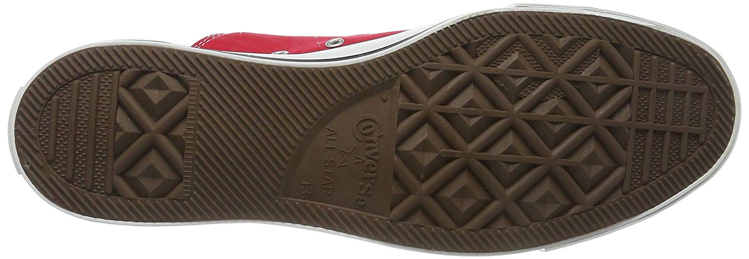 Converse Unisex M9696c Sneakers, Rot, 9.5 UK, Red Red 600 - Image 4